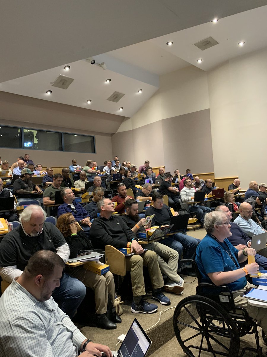 Renuka_Sec's tweet photo. Much awaited PenTesting  session in progress @DHAhole @telesploit! It’s a full class 😀#NTXISSACSC7 #CyberSecurity @ntxissa #PenTest @collincollege https://t.co/T10aaPH0mi