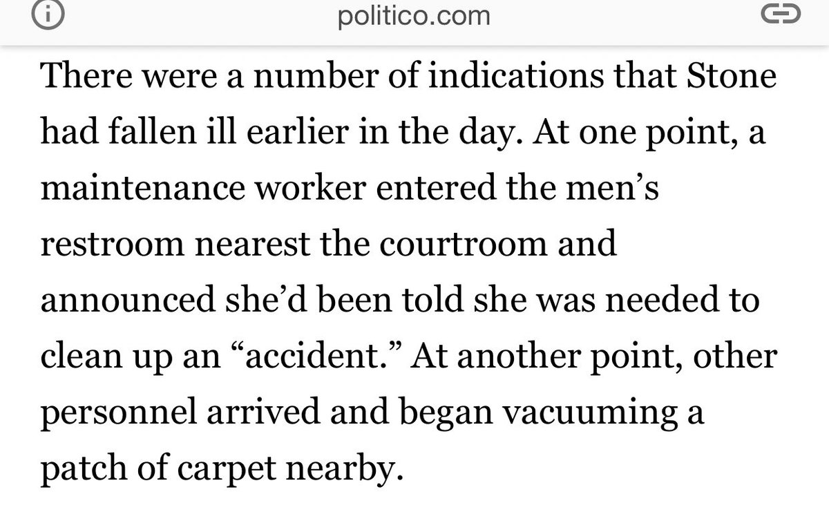 Everyone’s having fun talking about how Roger Stone was found guilty today, but never forget that on the first day of the trial he literally shit himself.