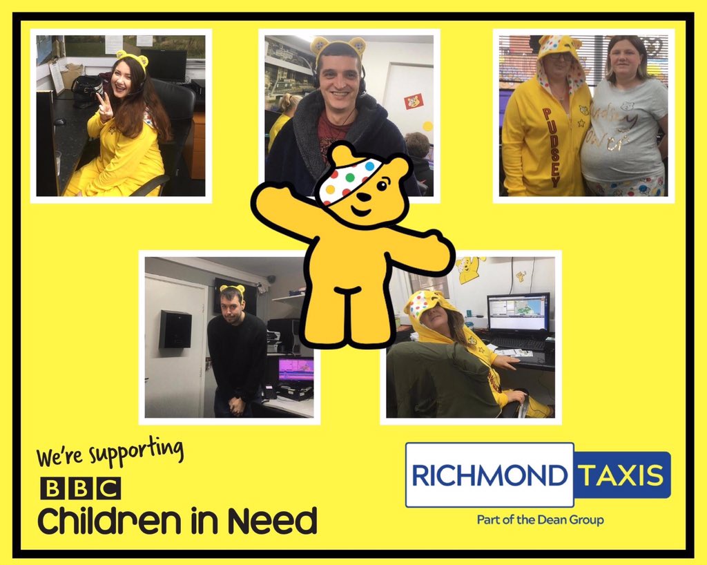 RichmondTaxis's tweet image. @shieldsgazette @RichmondTaxis doing our bit for #ChildrenInNeed2019 #Pudsey #ChildrensDay2019 @BBCCiN #Donate and #Support