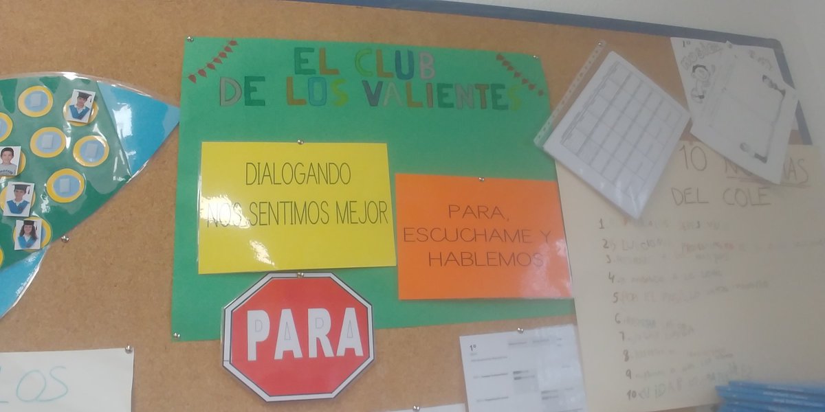 Marta07190715's tweet photo. El club de los VALIENTES. Dialogando nos sentimos mejor. Grupo formado por toda clase, del que son expulsados los alumnos de mal comportamiento. Para admitirlo de nuevo, debía ser aceptado por todos sus compañeros al cambiar de actitud. 💪🥋 #Prácticas3B @MaraLuisaMoren8 https://t.co/96bA6mjwnQ