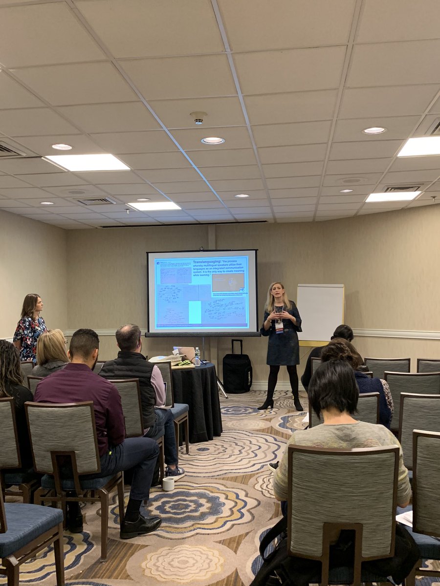 MrsEholtkamp's tweet photo. Another great opportunity to watch @KelleyCordeiro present @NYSTESOL @LIRBERN @MrsDMcAuliffe using routines, translanguaging, background knowledge #creatingacultureoflearning #nystesol2019 https://t.co/92bIPGxpVg