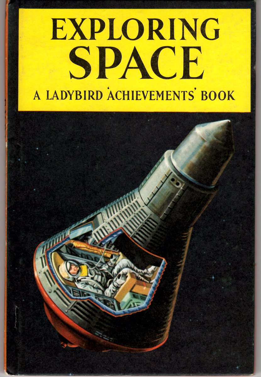 LBFlyawayhome's tweet photo. Ladybird book in the spotlight, part 19. 
‘Exploring Space’
 (1964)
#BKnight https://t.co/MvTDui3Jv6