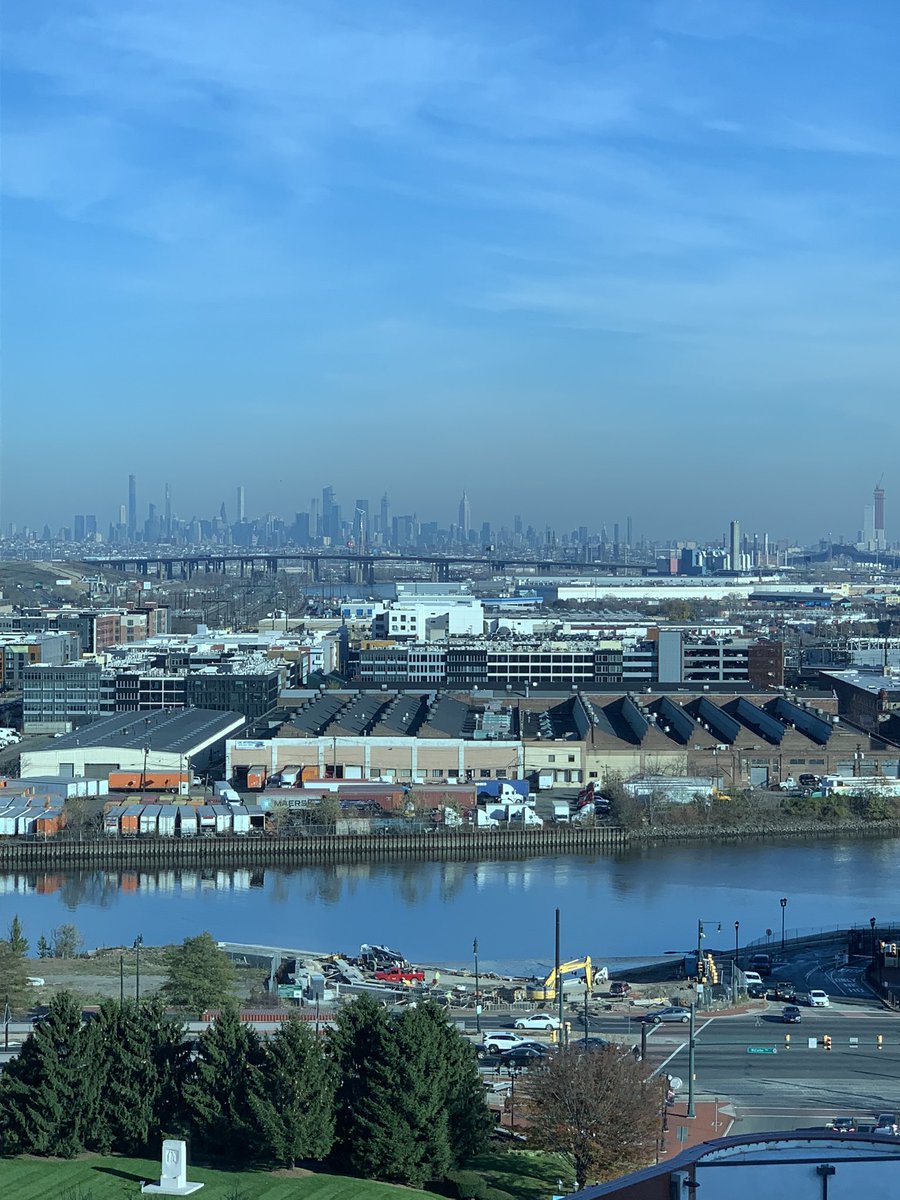Arrived at #TMSNewark. Not a bad view!