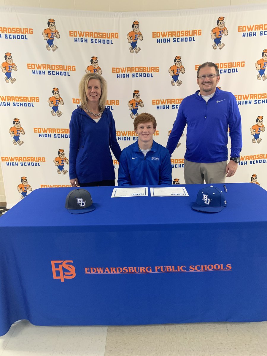 Congratulations to Colby Sidenbender for signing to play baseball at Bethel University #proudtobeanEddie