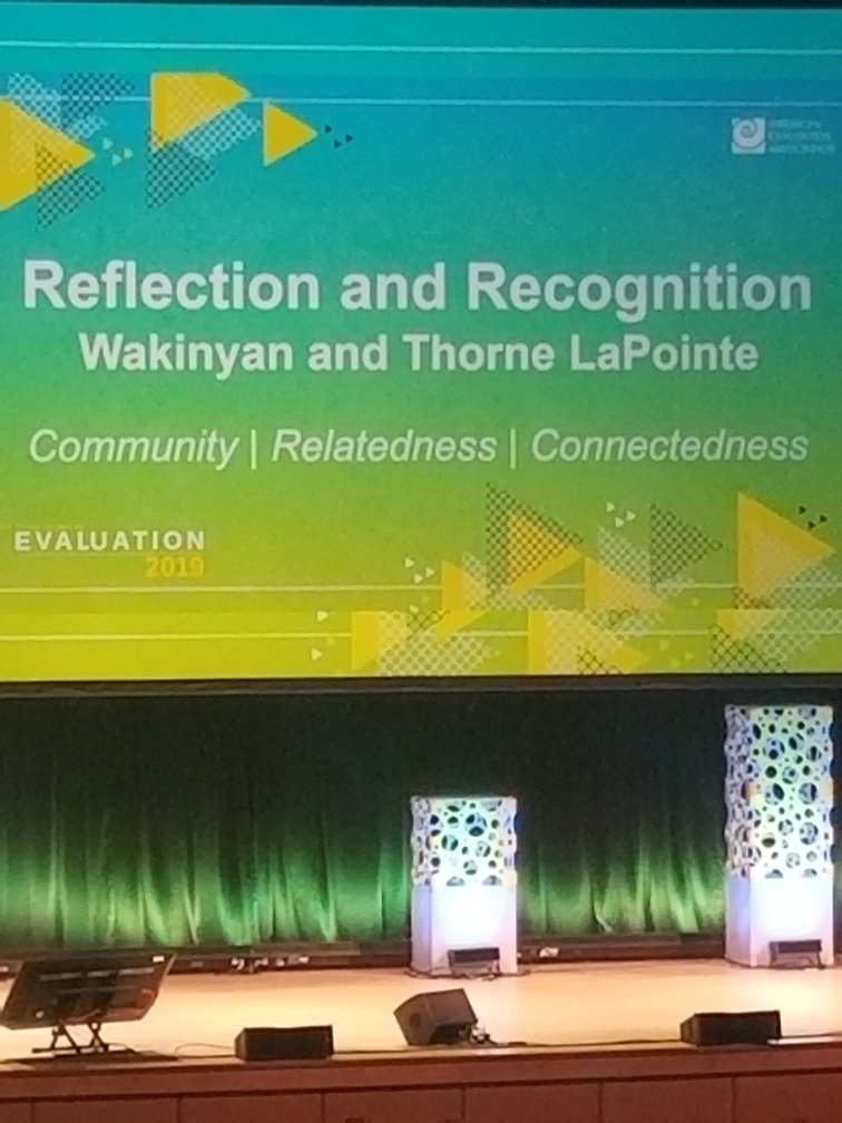 JFMConsulting's tweet photo. Attended the @aeaweb annual 2019 conference this week!   Learned about community connectedness from indigenous evaluators &amp; essential concepts in leadership in the field of evaluation! #Eval2019 https://t.co/oUExGqDHnY
