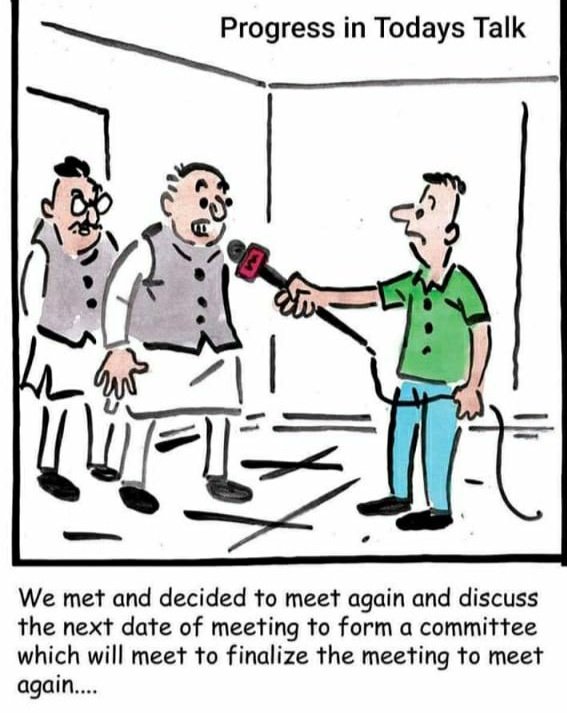 idesibanda's tweet photo. #IBAvsUFBU meeting result. 👎

No progress on wage settlement of 10 lakh PSU Bankers even when @nsitharaman @ianuragthakur @rajeevkumr @DFS_India assured intervention to get it settled as per COD.

Bank Union leaders call for #5Day #BankStrike for #CPCforBankers #5DayBaning #OPS https://t.co/8l31jqk6A0