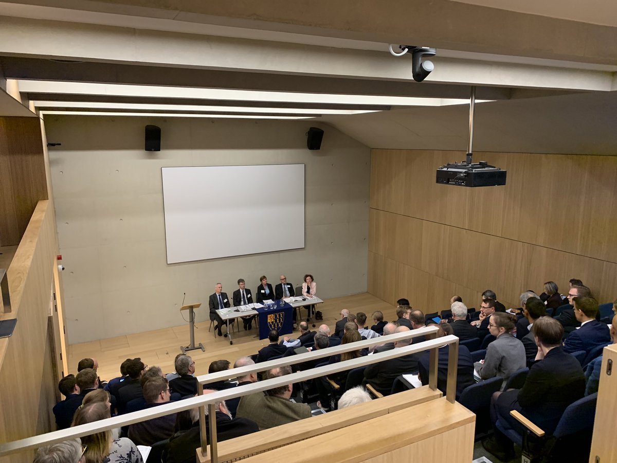 propertybar's tweet photo. High powered panel on “overlapping jurisdictions” (High Court, County Court and FTT) to close the substantive part of this year’s #PBAconf19 (and warm us up for the AGM) - thanks @lincolnsinn for excellent venue https://t.co/dSHaAOFGnv