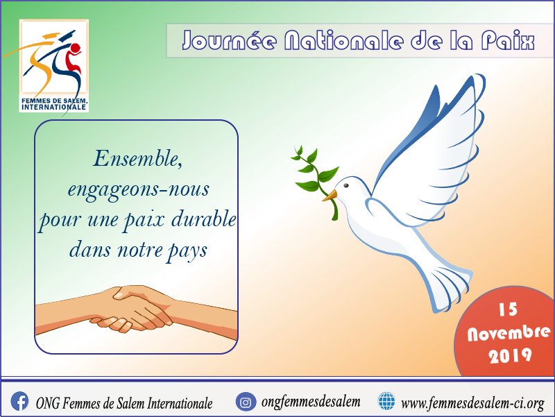 ONG FEMMES DE SALEM, Internationale tweet media