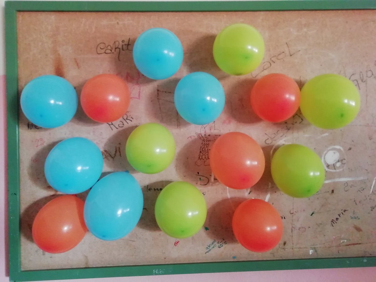 Sandra78319511's tweet photo. Juego de los globos explosivos!! Se lo vi a @BeatrizCerdan y me pareció genial. Ahora, después de hacerla en Biología y geología 1 Eso..... Me parece espectacular porque creo haber enganchado mucho a los alumnos y emocionado a la seño!! https://t.co/UUxWFul3Of