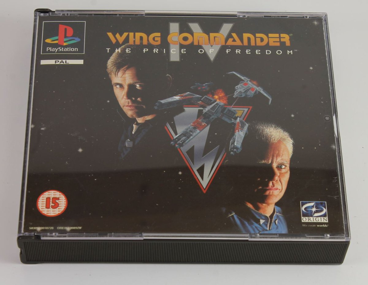 chilloutgames's tweet image. Big Box - #Playstation: #WingCommanderIv (5 photos) chilloutgames.co.uk/PS1/Wing_Comma…