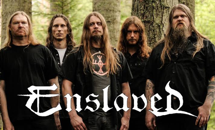 Alearmetal's tweet photo. @EnslavedBand, banda noruega de #metalextremo formada en 1991. Cuentan con 14 L.P; El más reciente, publicado en el 2017 por nuclear blast. Su música y letras se relacionan con el patrimonio cultural, religioso y mitológico nórdico.
 @CORTV_Radio https://t.co/ekgVGc8wet