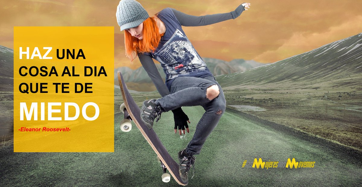 LMNMovemos's tweet photo. Haz una cosa al día que te de #miedo hasta que consigas vencer todos los miedos que te impiden ser libre.
¿Que te impide ser libre? #vértigo, #ansiedad, #estrés, #pareja, #enfermedad, #trabajo, #serasertiva, #ridículo, #tucuerpo #formadepensar.... https://t.co/IhdDsceJ05