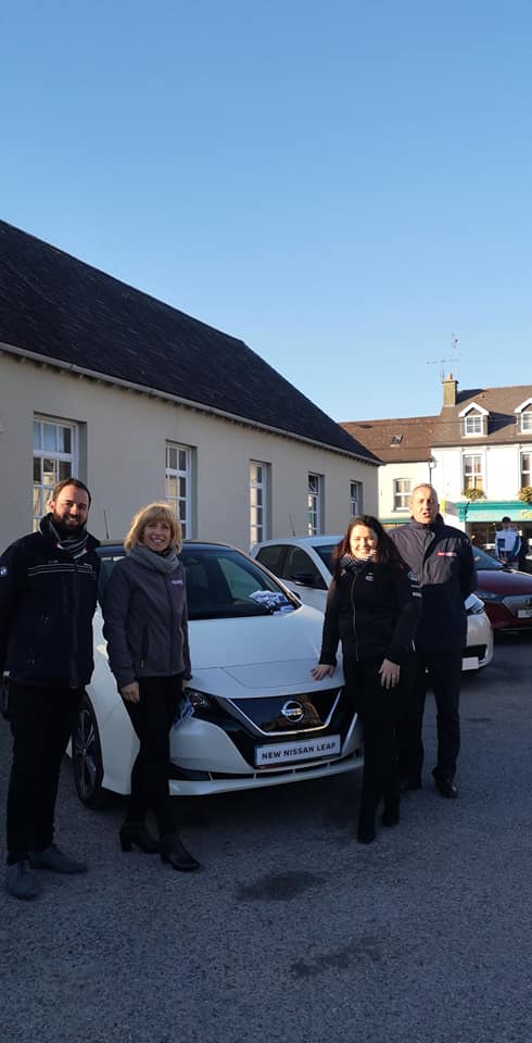 There’s a vast array of #ev's on show at the #CoolClon launch today - <a href="/kearysmotors/">Kearys</a> <a href="/_DCMotors_/">DC Motors</a> 

The CoolClon committee are installing 10 more charge points for electric cars in the town! Clon is showing Ireland how it’s done! Transport accounts for approx 20% of our CO2.