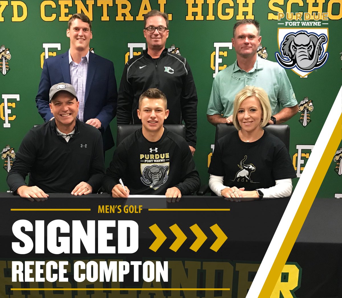 MastodonMGolf's tweet image. Signed, sealed and delivered! Reece Compton is officially a Mastodon! #GoDons #SummitGF #FeelTheRumble