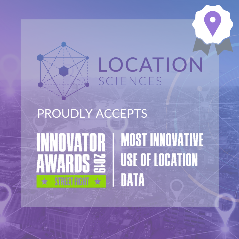 LocationSci's tweet photo. We've won the @streetfightmag #SFinnovator award for the Most innovative use of location data! We are so proud to accept this award. For more insights please see our report:
https://t.co/Zb95ZWrYPc #transparency #locationverification https://t.co/PqKTKIwG8U