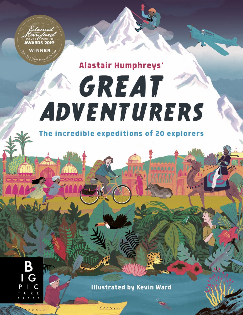 BigPicturePress's tweet photo. We are excited to announce that @Al_Humphreys #GreatAdventurers has been shortlisted for the 2019 @ALCS_UK Educational Writers' Award for creative educational writing! 📖 #EWA19 #congratulations Check out the list here: https://t.co/F3G8fXoJxX Get yours: https://t.co/tRrYQEOfs6 https://t.co/YJJUNn7mF2