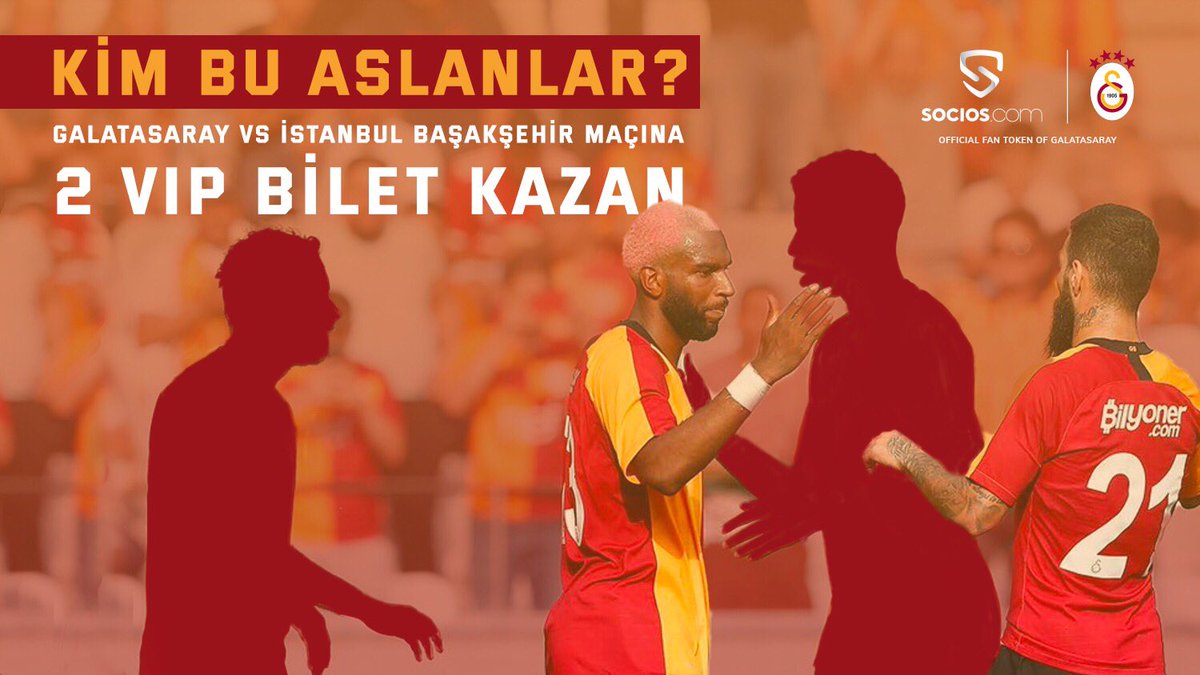 Socios.com (@socios) on Twitter photo 💛ÇEKİLİŞ❤️
Sarı Kırmızılılar!Seni ve bir arkadaşını maça götürüyoruz. <a href="/GalatasaraySK/">Galatasaray SK</a> vs <a href="/ibfk2014/">RAMS Başakşehir</a> maçına özel Socios VIP deneyimini kazanma şansınız burada.
Katılım için:
1️⃣Takip et
2️⃣Gizlenmiş olan 2 oyuncuyu tespit et
3️⃣Cevabı #sociosbizimaçagötür hashtag’i ile yorum at
4️⃣RT 💛ÇEKİLİŞ❤️
Sarı Kırmızılılar!Seni ve bir arkadaşını maça götürüyoruz. <a href="/GalatasaraySK/">Galatasaray SK</a> vs <a href="/ibfk2014/">RAMS Başakşehir</a> maçına özel Socios VIP deneyimini kazanma şansınız burada.
Katılım için:
1️⃣Takip et
2️⃣Gizlenmiş olan 2 oyuncuyu tespit et
3️⃣Cevabı #sociosbizimaçagötür hashtag’i ile yorum at
4️⃣RT