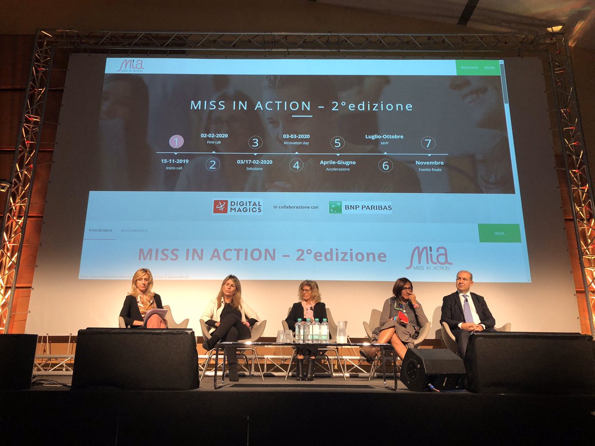 BNPPCardifIT's tweet photo. “Ci siamo chieste se c’era modo di provare a incoraggiare le donne a fare le imprenditrici e così è nata MIA” racconta Isabella Fumagalli al #GammaForum #ConneXions #MIA https://t.co/haVbXHXLzK