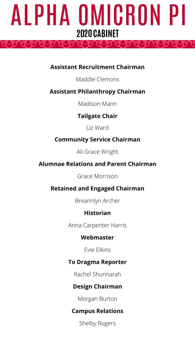 UABAOII's tweet photo. Congratulations to our 2020 Leader’s Council and Cabinet positions! We can’t wait to see each of you excel in your new positions and help the Zeta Pi chapter grow! https://t.co/R6tJ0oPr7E