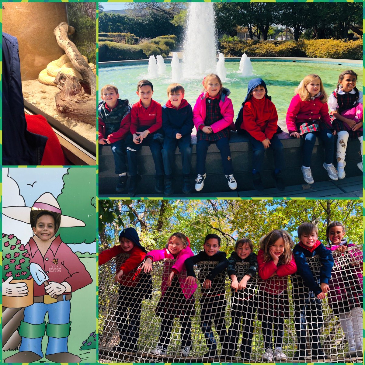 Perfect day for Primer students to run, play, and explore the beautiful gardens! #parishPrimer #parishlsrocks
