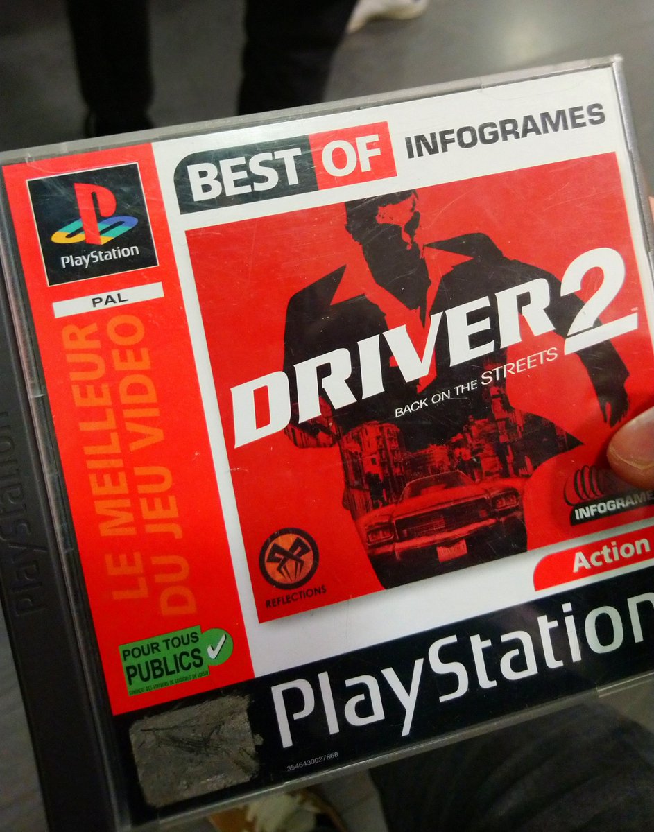 SebastienDML's tweet image. J&apos;ai trouvé ca à Cash Web 😍
#Driver2 #Childhood

Hey @PlayStationFR ! Un Remastered ? 😁
