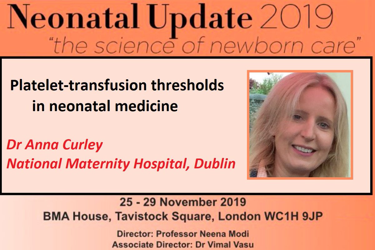 Evidence-Based Neo (@ebneo) on Twitter photo When should you give a preterm baby a platelet tranfusion? Join us at
<a href="/NeonatalUpdate/">NeonatalUpdate</a> to hear Dr Anna Curley talk about evidence from <a href="/PlaNeT2_trial/">PlaNeT-2/MATISSE</a>! <a href="/NNRDbase/">NNRD-UK</a> <a href="/imperialcollege/">Imperial College London</a> <a href="/EBNEO/">Evidence-Based Neo</a> @ESPR_EBN <a href="/BAPM_Official/">BAPM</a> <a href="/NeonatalSociety/">The Neonatal Society</a> #neoEBM #NeonatalUpdate When should you give a preterm baby a platelet tranfusion? Join us at
<a href="/NeonatalUpdate/">NeonatalUpdate</a> to hear Dr Anna Curley talk about evidence from <a href="/PlaNeT2_trial/">PlaNeT-2/MATISSE</a>! <a href="/NNRDbase/">NNRD-UK</a> <a href="/imperialcollege/">Imperial College London</a> <a href="/EBNEO/">Evidence-Based Neo</a> @ESPR_EBN <a href="/BAPM_Official/">BAPM</a> <a href="/NeonatalSociety/">The Neonatal Society</a> #neoEBM #NeonatalUpdate