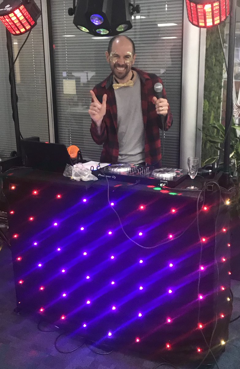 CommercialMIT's tweet photo. 'Hey mister DJ, put a record on!' Just one of our fundraising activities in support of #ChildrenInNeed2019. We have bingo, raffles, glitter painting, and more, across the business today. All donations go to this fantastic cause https://t.co/AREFo32DlY