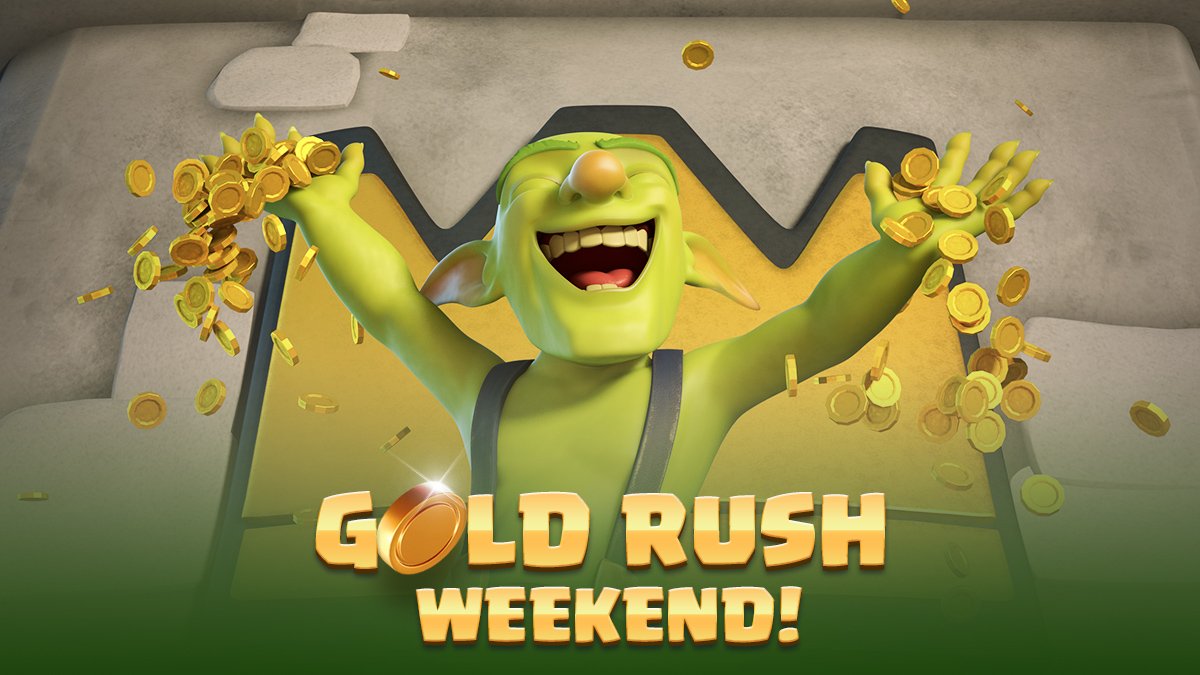 Gold Rush is on this weekend! Unleash your inner Goblin. 🤑