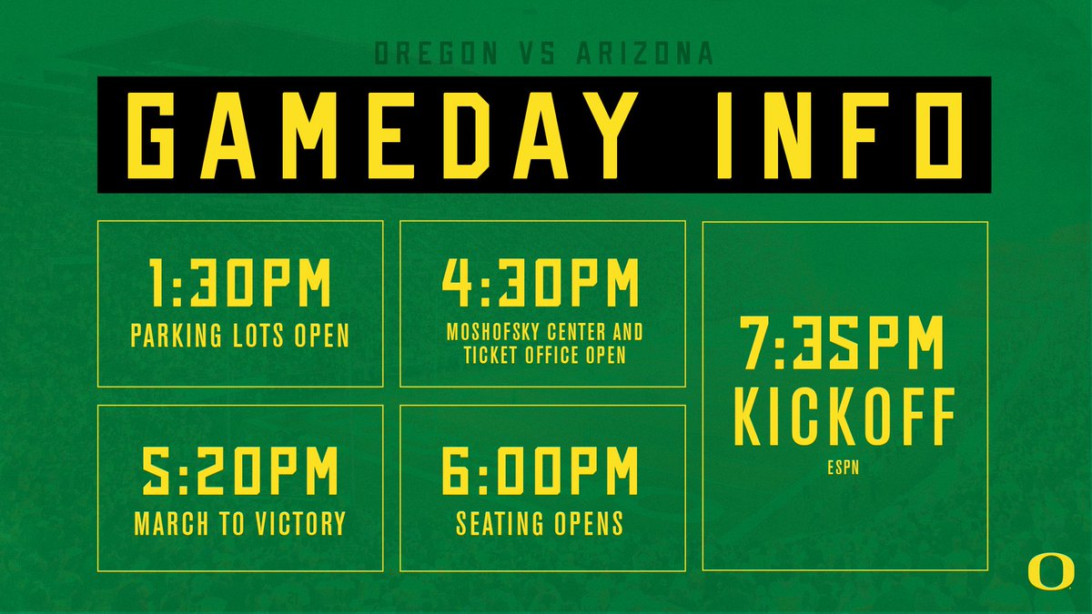 Oregon Gameday tweet media
