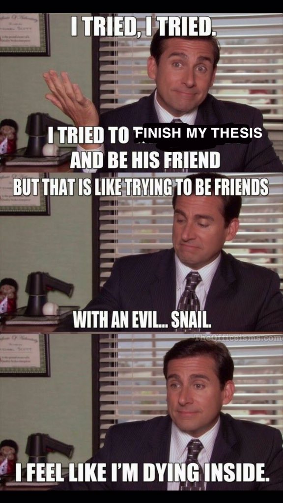 MeganRitter16's tweet photo. Final weekend of work before my defense! Terribly exciting, rewarding, challenging, and terrifying #gradschoolfeels https://t.co/fsbG0Zgunx