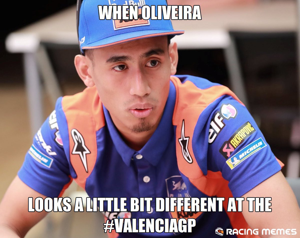 racingmemes56's tweet photo. #ValenciaGP: Iker Lecuona stands in for the injured Miguel Oliveira
#Valencia2019
#Cheste2019
#MotoGP2019
#MotoGP
#ThisIsMotoGP
@Hafizh_pescao55
@Tech3Racing
@KTM_Racing
@CircuitValencia 
@MotoGP
#HafizhSyahrin
#Syahrin
#HS55
#RedBullKTMTech3
#KTMTech3
#RacingMemes
#RacingMemes56 https://t.co/TMI1zsRkyN