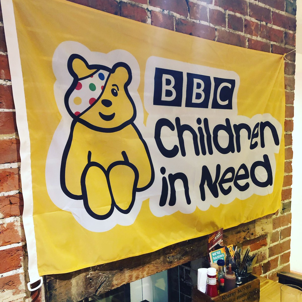 Today is the day, come and help us raise money for @bbccin , every penny spent in our restaurant will be donated to the cause! #restaurantbrighton #childreninneed2019🐻 #bbcsussex #brighton #smokeysbrighton