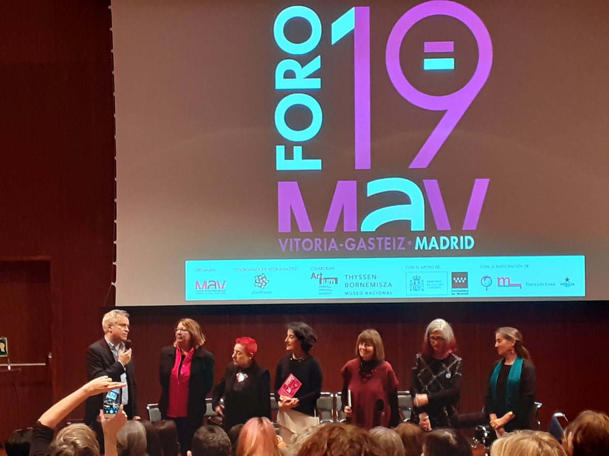 EstefaniaRodero's tweet photo. En el #ForoMAV19 @MArtesVisuales para conocer la herramienta que han desarrollado para evaluar el cumplimiento de la Ley de Igualdad de nuestros museos. Grandes. Gracias. https://t.co/a2UISNcsSM