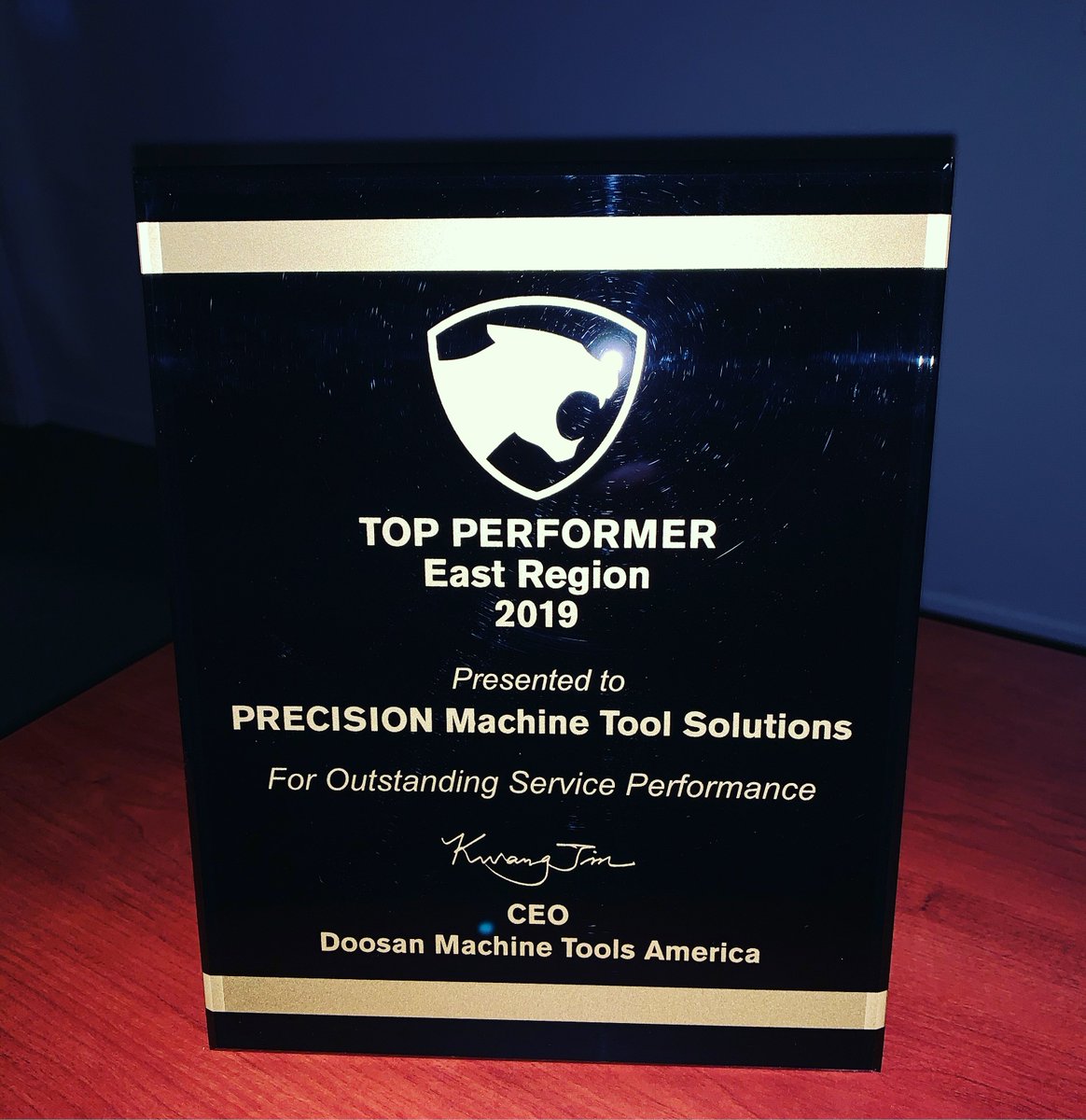 PMToolSolutions's tweet image. Congratulations to our hard-working service department for their outstanding performance this year! This is their 2nd consecutive year being awarded this great honor from Doosan. We look forward to our third in 2020!