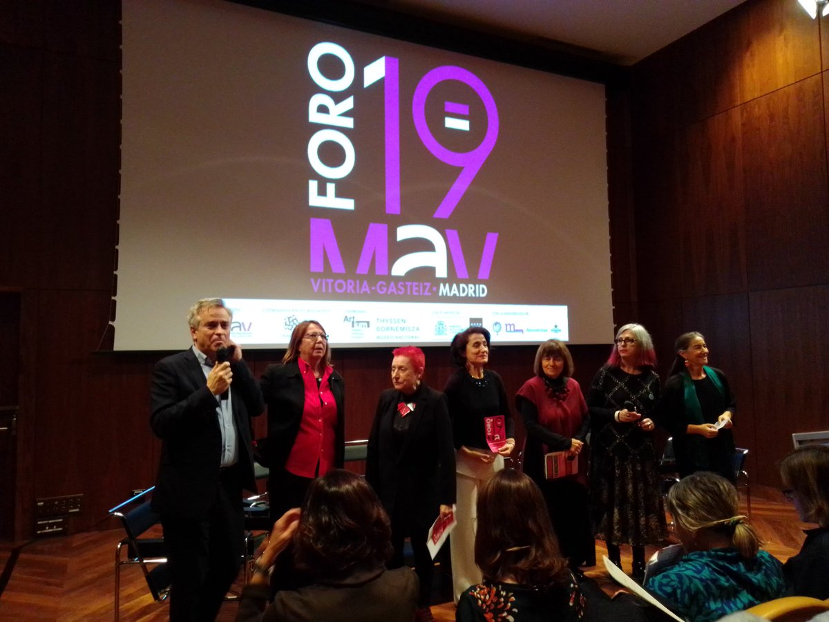 mperezib's tweet photo. Diez años de compromiso por la labor de las mujeres en las artes, tanto estás como gestoras: hoy toca celebrarlo con ellas.
Enhorabuena @MArtesVisuales
#ForoMAV19 en @museothyssen
#mujeresenlasartes https://t.co/mIRgYpxVwP
