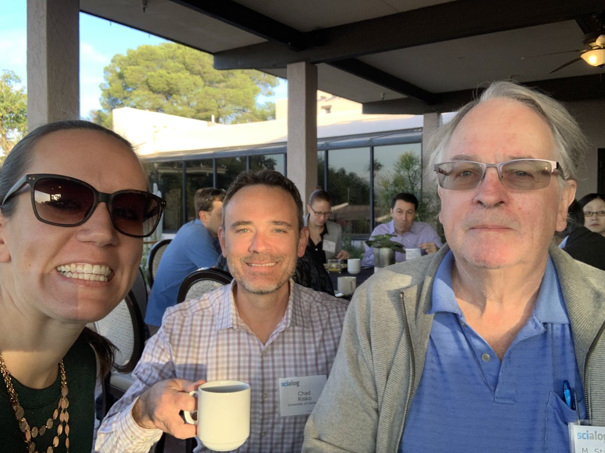 MatsonLab's tweet photo. Breakfast with our backyard Nobel Laureate Stan Whittingham! Excellent company at #scialogAES thinking about the future of energy storage! @cmrisko https://t.co/KoLys8pKPA