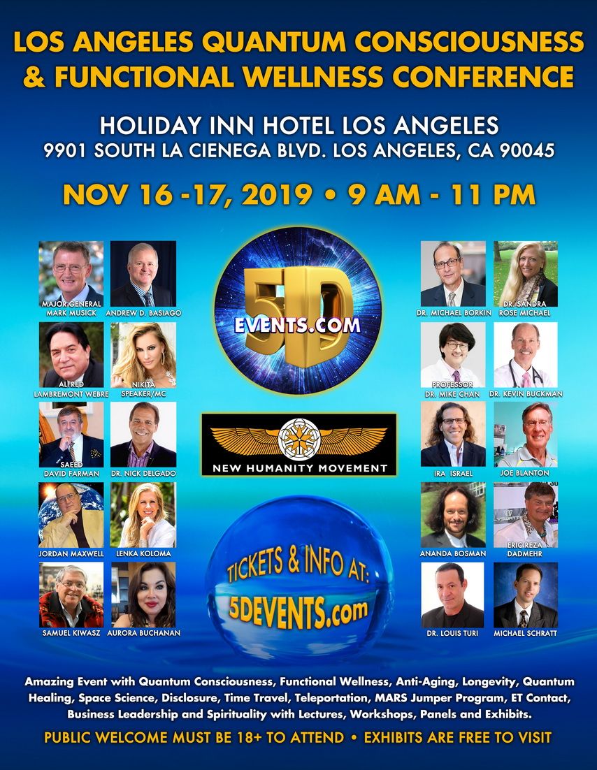 Trans4mParadigm's tweet image. Amazing 2-day epic 5D event is about creating a better future with Quantum Consciousness, Functional Wellness, Stem Cell Research, Anti-Aging, Anti-Cancer, DNA Activation, Longevity, Quantum Healing, Space Science, Disclosure, Time Travel

More Info: buff.ly/2x8WsT6