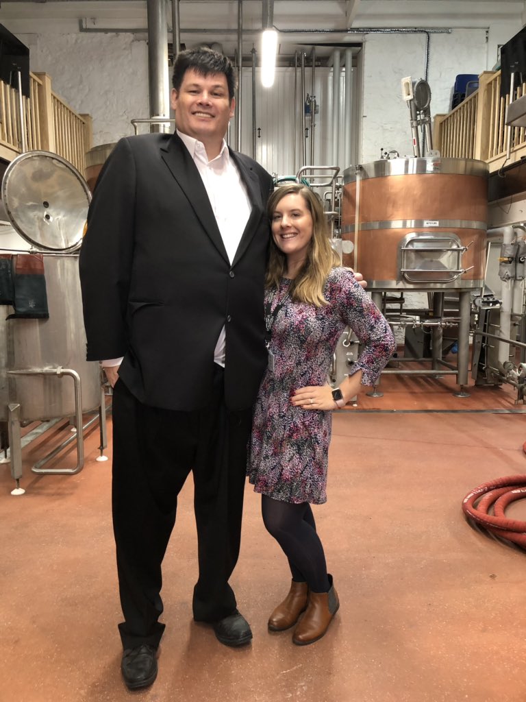 philippa_1990's tweet photo. Great to meet @MarkLabbett today at @StAustellBrew 😃 @ITVChase #TheBeast #TheChase https://t.co/jEeA1LMYtK