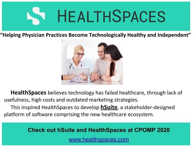 CPOMPorg's tweet photo. CPOMP Sponsor HealthSpaces is Evolutionizing Healthcare Technology. Meet the representatives at the CPOMP 2020 Annual Meeting. 

Learn more: https://t.co/WJ1fbAb1fe

@HealthSpacers  #CPOMP #medicalrealestate #conference #annualmeeting #sponsor #healthcaretechnology https://t.co/n76AOWKsiT
