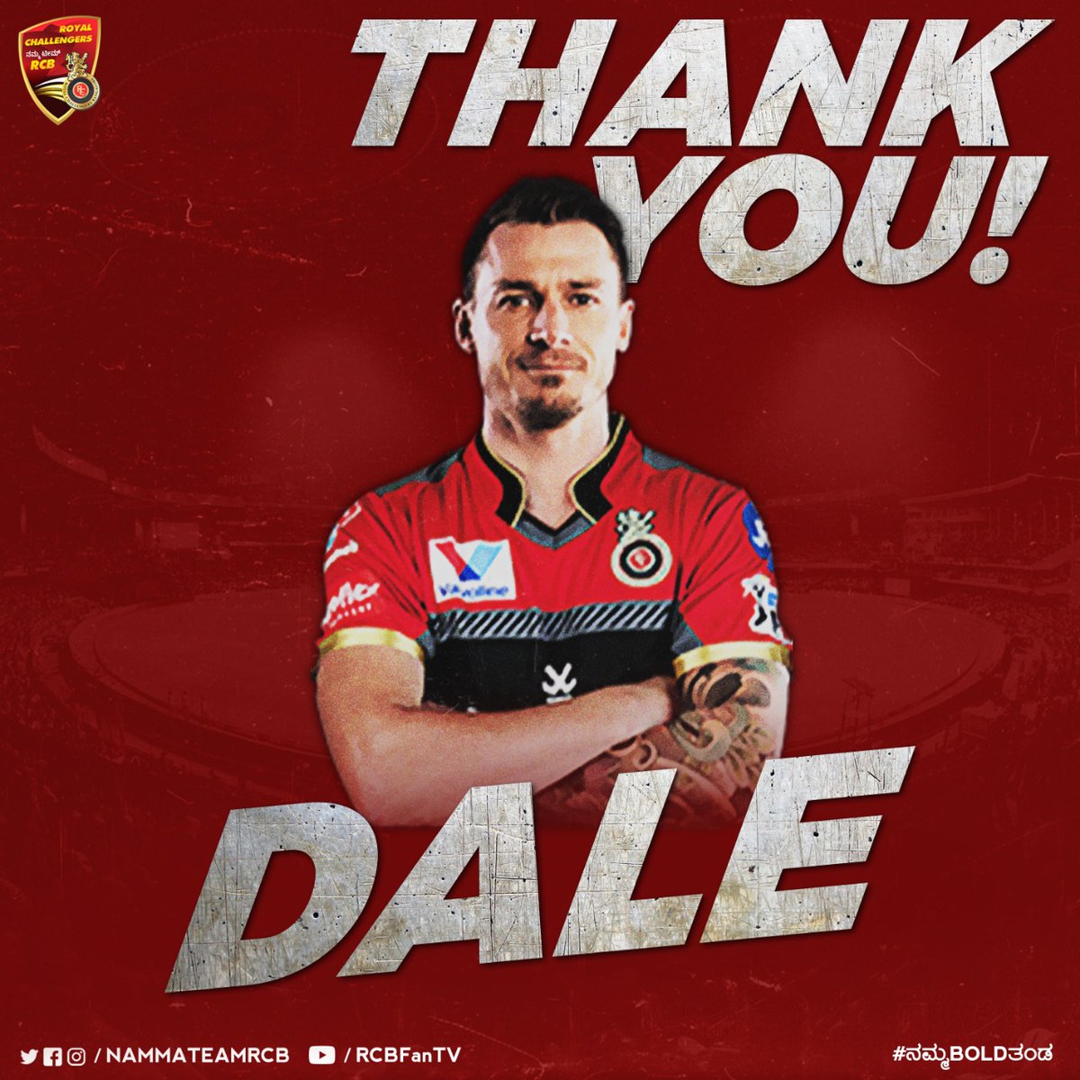 nammateamrcb's tweet photo. Your contribution towards the #BoldFamily will be etched in our memories forever!
Thank you, lads! β€
#NammaTeamRCB #NavuBengaluru #IPL2020 #IPLAuction #PlayBold https://t.co/nBZv15L834