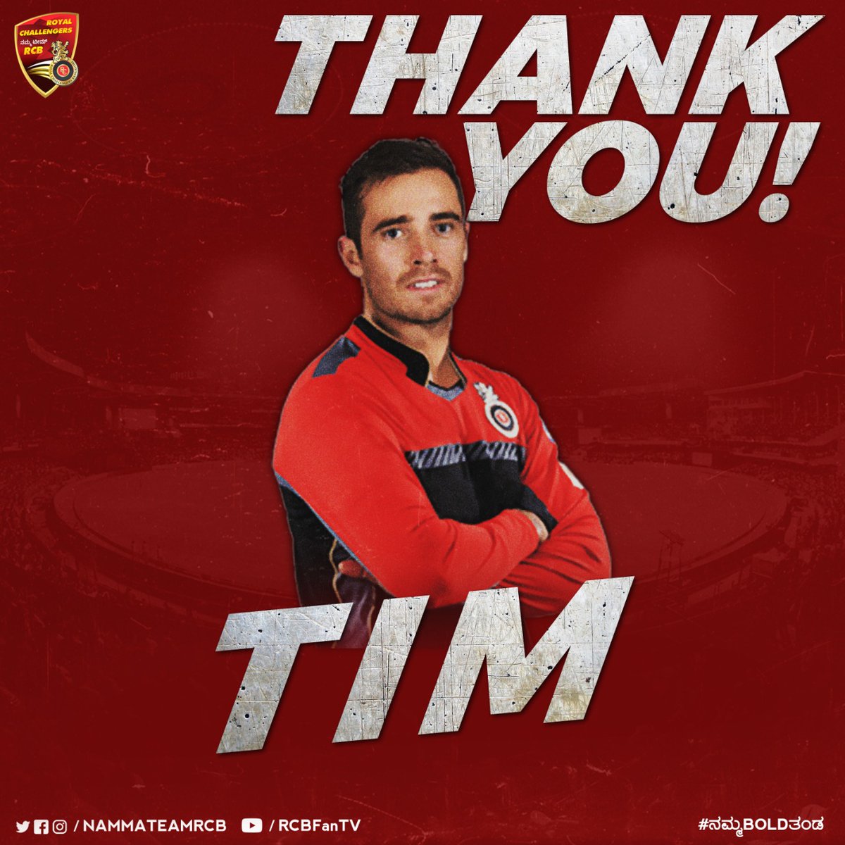 nammateamrcb's tweet photo. Your contribution towards the #BoldFamily will be etched in our memories forever!
Thank you, lads! β€
#NammaTeamRCB #NavuBengaluru #IPL2020 #IPLAuction #PlayBold https://t.co/nBZv15L834