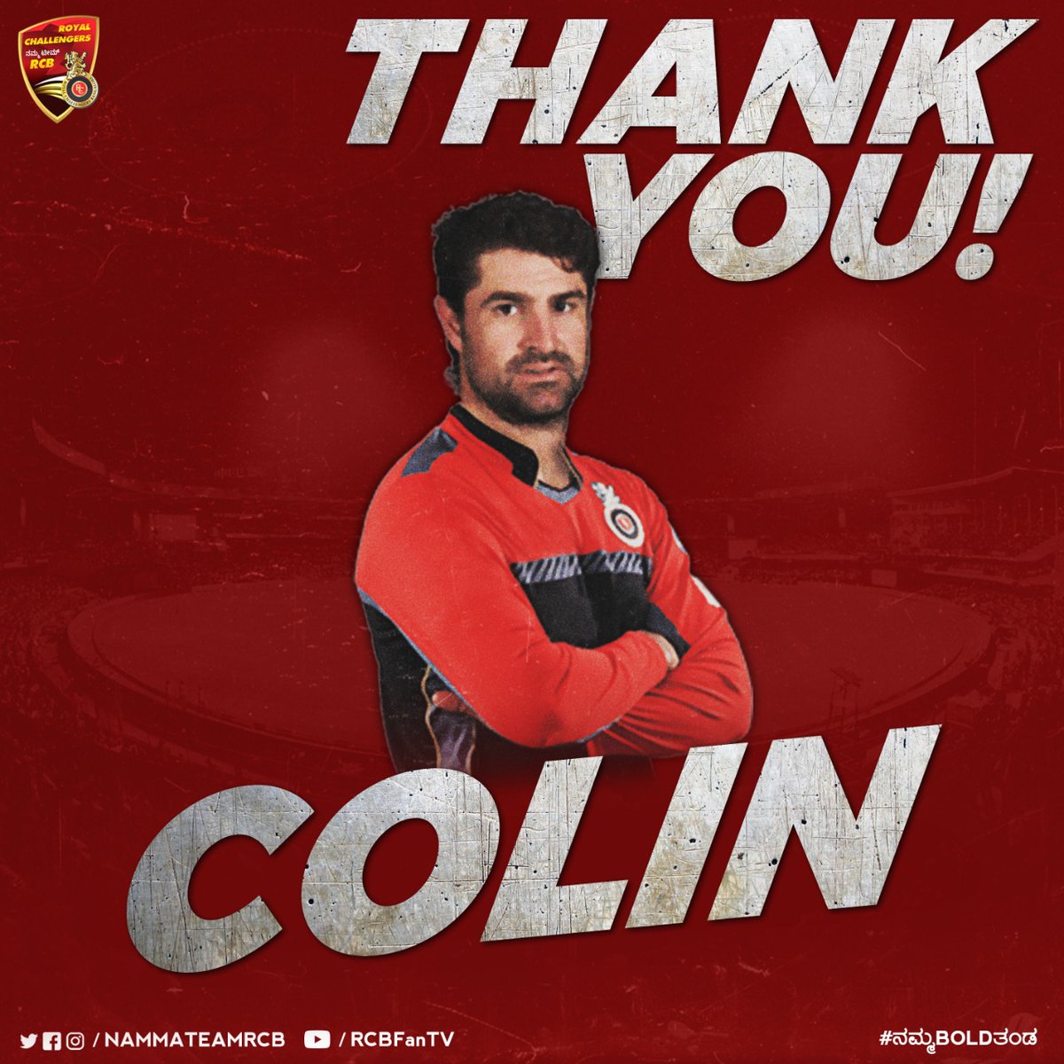 nammateamrcb's tweet photo. Your contribution towards the #BoldFamily will be etched in our memories forever!
Thank you, lads! β€
#NammaTeamRCB #NavuBengaluru #IPL2020 #IPLAuction #PlayBold https://t.co/nBZv15L834