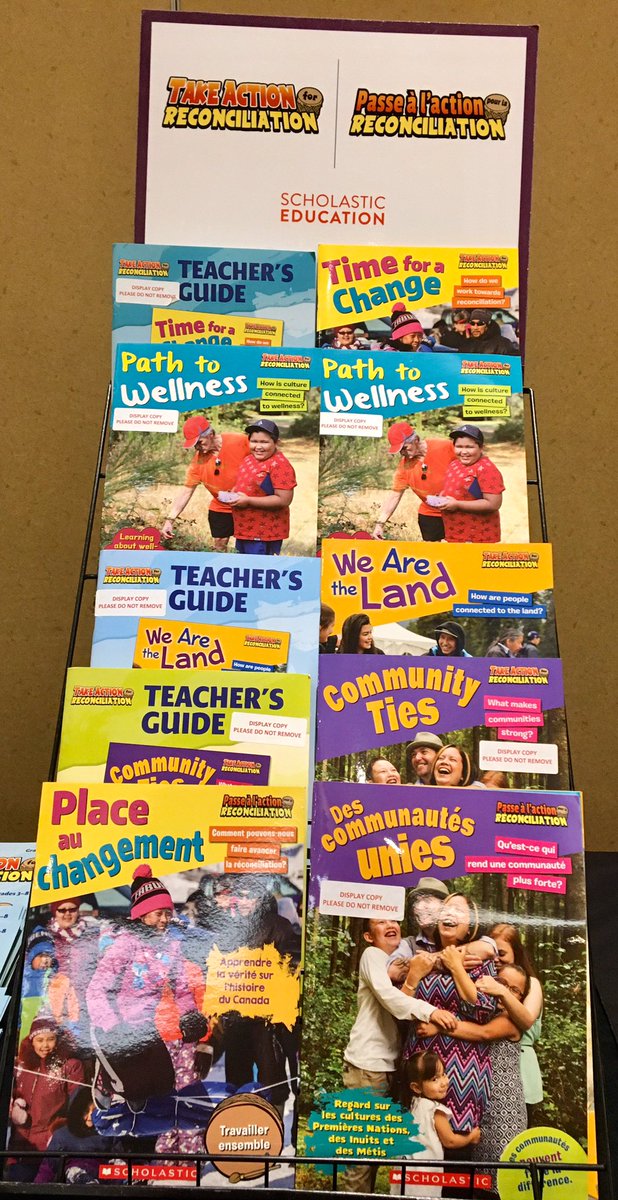 KimZandboer's tweet photo. Excited to be at the Soar Conference in Calgary. Stop by and check out resources that will engage your students in inquiry about indigenous cultures & history as we work towards reconciliation. #soar2019ATA @ATA_FNMIEC #FNMIEC @scholasticCDA https://t.co/Bd4VmioLRo