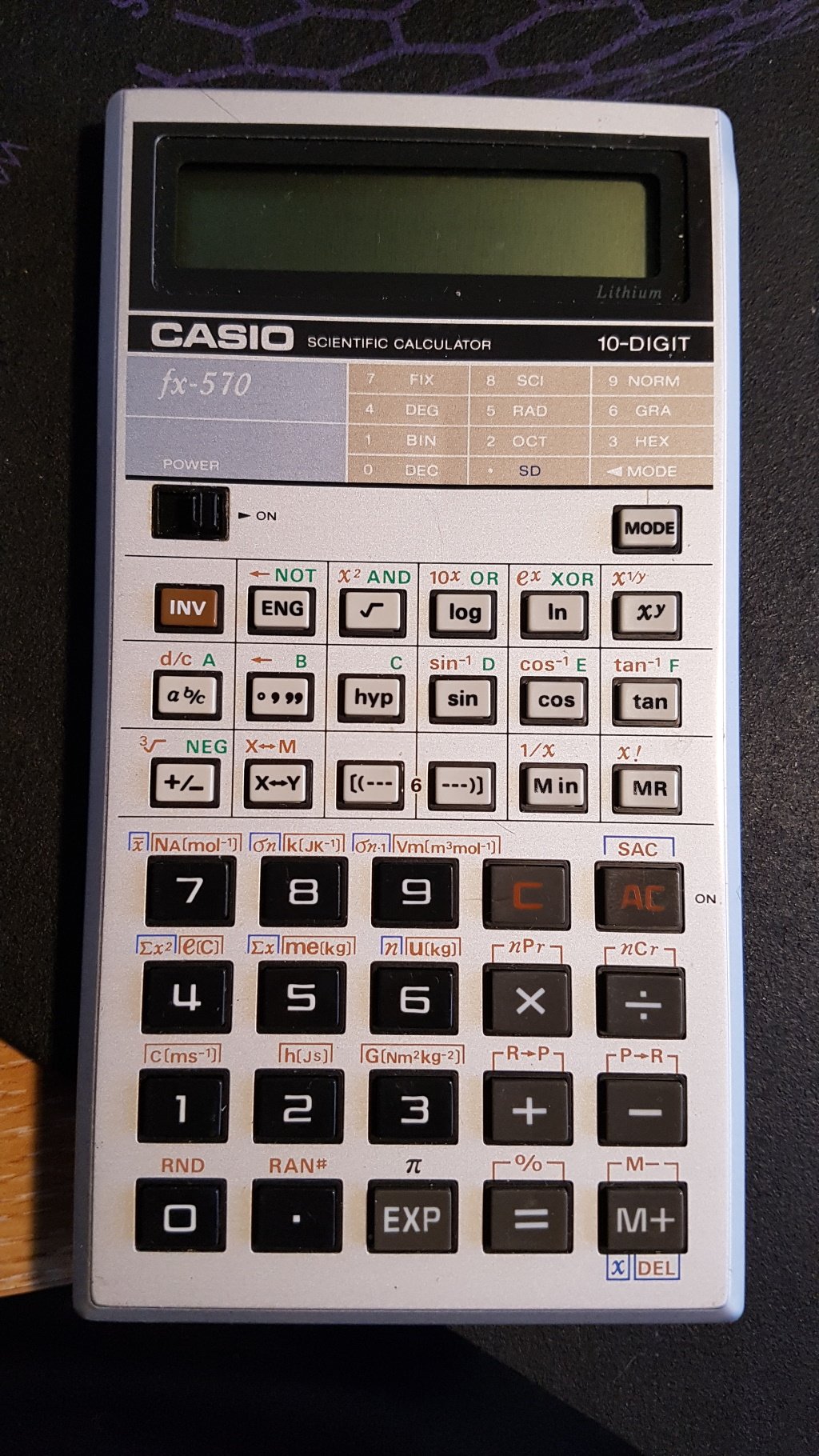 Nigel Kendrick™ on Twitter: "I mislaid the calculator that helped me through my Electronic Eng in the 80s so I to grab another one off the 'bay. Lookee -