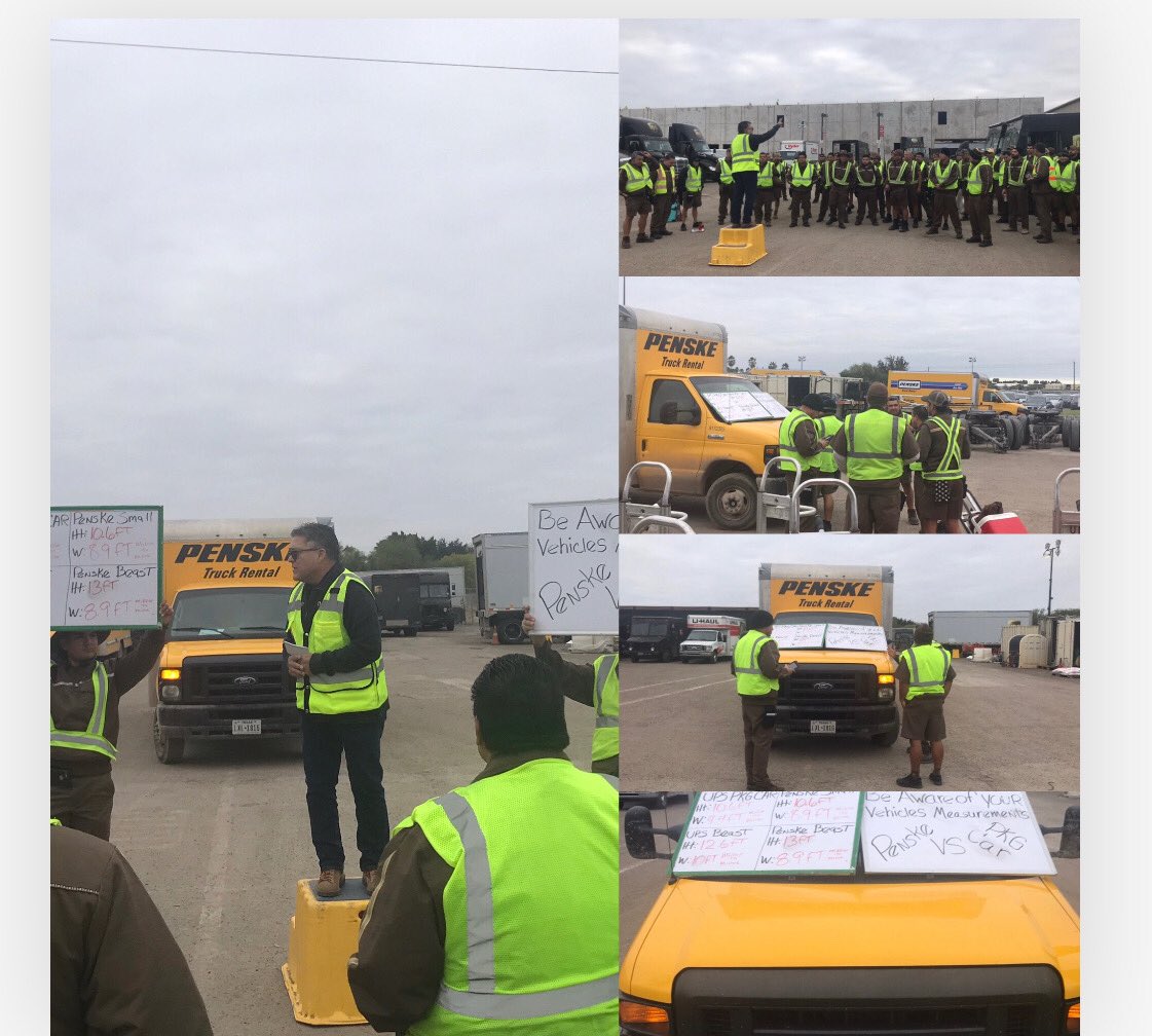 SW_Division's tweet photo. McAllen talking up “Know the height of your Vehicle” What a great visual activity!! https://t.co/x1EwWXaBi0