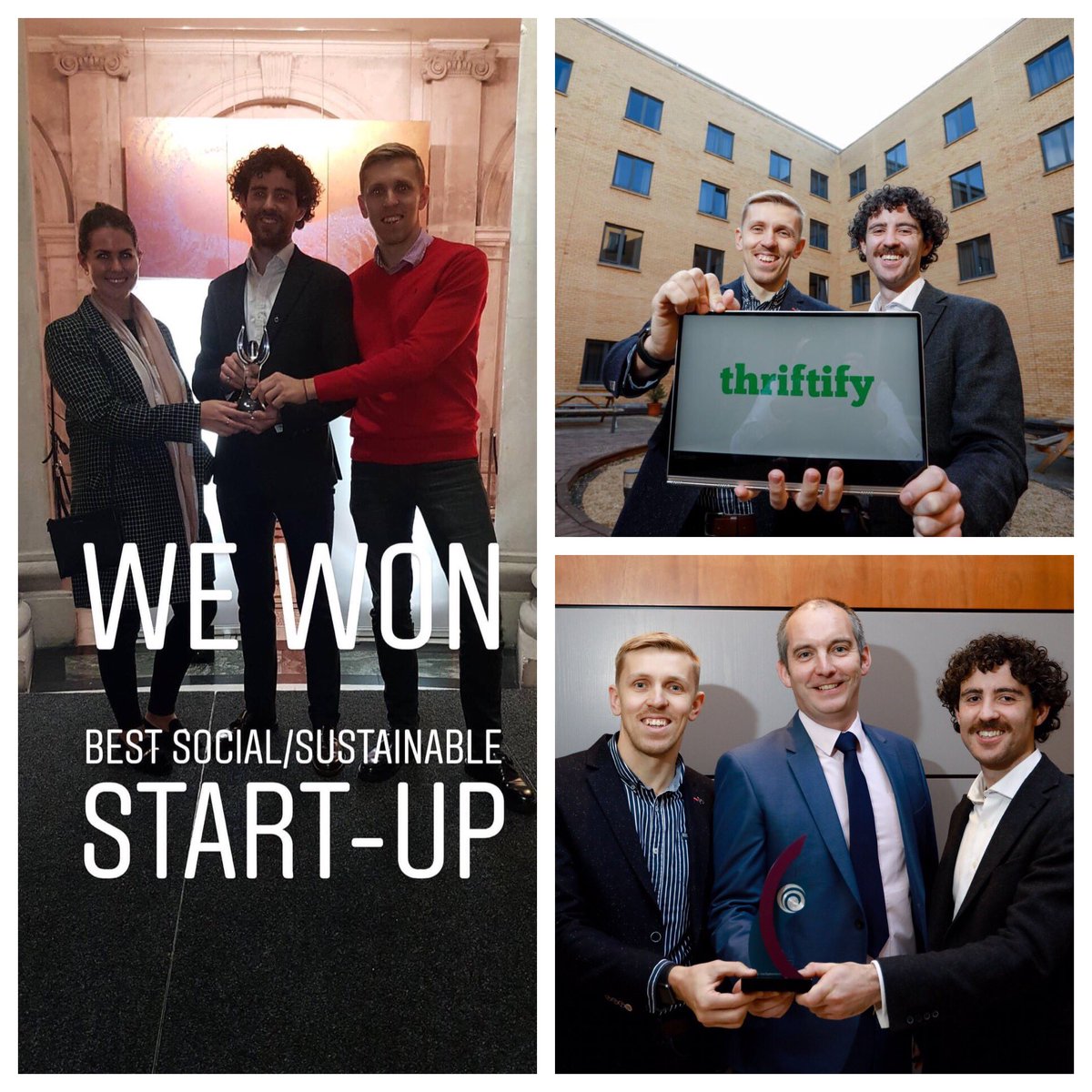 CRNI (@crnireland) on Twitter photo Delighted for CRNI Member <a href="/thrift_ify/">Thriftify</a> on its recent award successes...Best New Start <a href="/ITI_Seedcorn/">Seedcorn Competition</a> competition AND Best Social & Sustainable Business at the <a href="/StartupsIreland/">Startups Ireland</a> #NationalStartUpAwards
Well done! 👏 🏆
#socialenterprise #SocEnt #reuse #circulareconomy #thriftify Delighted for CRNI Member <a href="/thrift_ify/">Thriftify</a> on its recent award successes...Best New Start <a href="/ITI_Seedcorn/">Seedcorn Competition</a> competition AND Best Social & Sustainable Business at the <a href="/StartupsIreland/">Startups Ireland</a> #NationalStartUpAwards
Well done! 👏 🏆
#socialenterprise #SocEnt #reuse #circulareconomy #thriftify