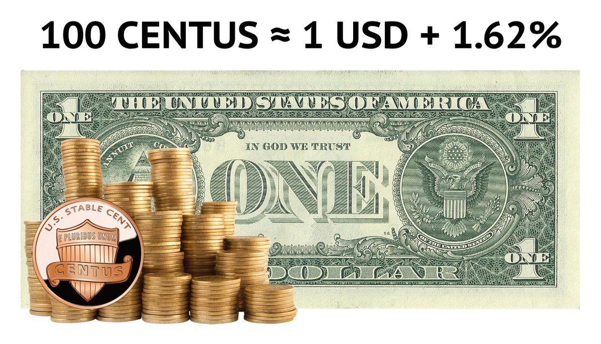 StableCent's tweet photo. Today, seigniorage (dividend) was accrued on the total CENTUS (U.S. Stable Cent) amount in your Stellar wallets at a rate of 1.47%.

The next seigniorage accrual will be done on Tuesday, 19.11.2019.
#CENTUS #xlm #stellar #debitcoin https://t.co/uFOlQzBSZX