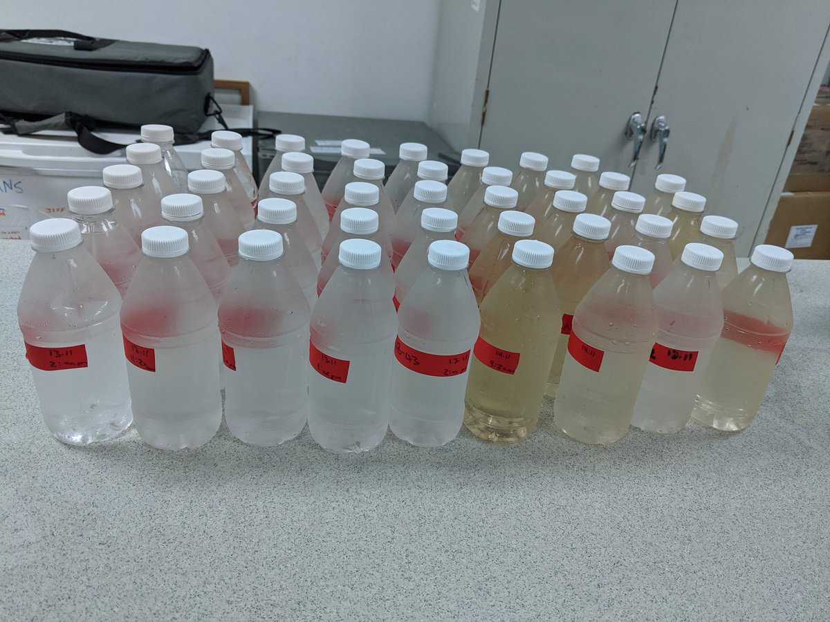 #BZSDG: It begins! We are at the <a href="/CZMAIBelize/">Coastal Zone Management Authority & Institute BZ</a> water quality lab in #Belize City and ready to start processing. 🧐