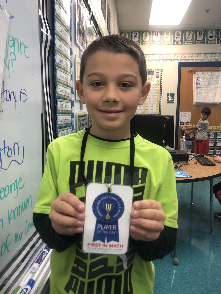 First time Player of the Day over here!!! #FirstinMath ➕➖➗✖️