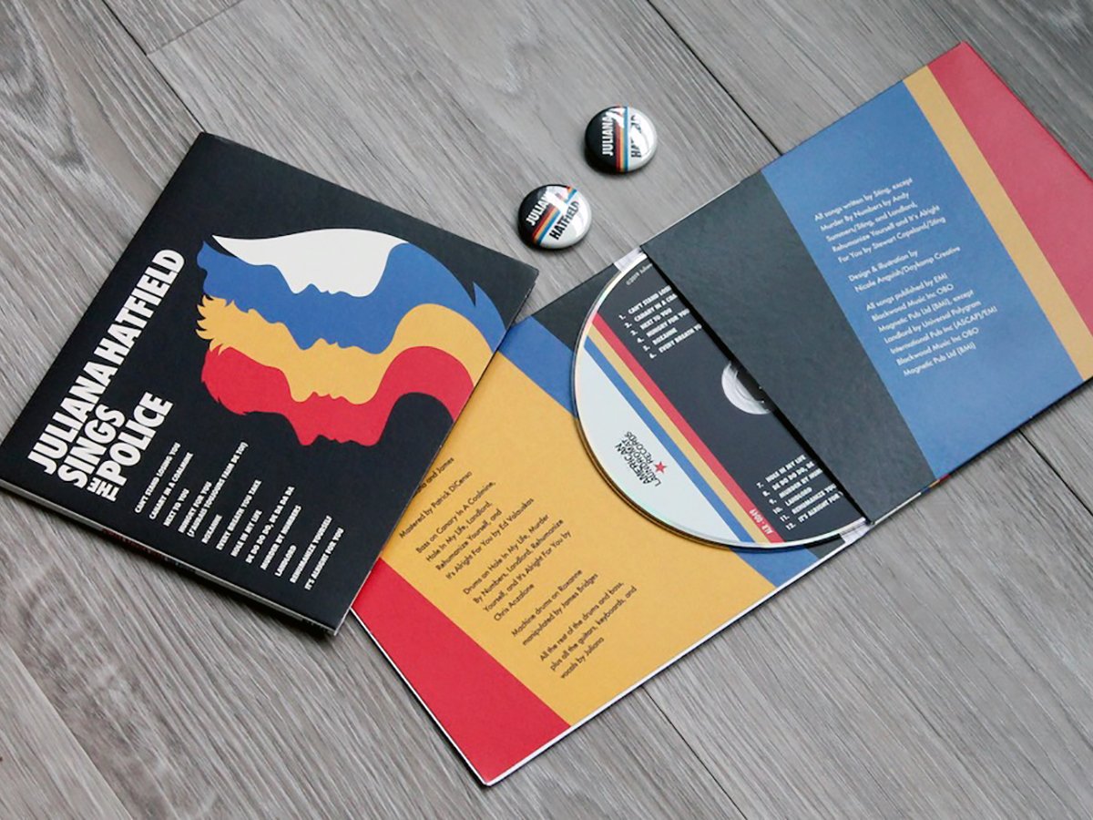 Happy Release Day! "Juliana Hatfield Sings The Police" is out today on CD, LP, CS and Digitally everywhere!!